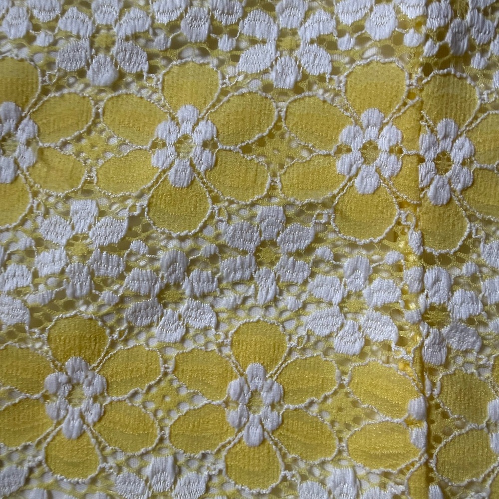 Vintage Chris McLaughlin Dress 18 Lace Sheath Stretch Ruffle Sleeve Boho - Picture 9 of 9
